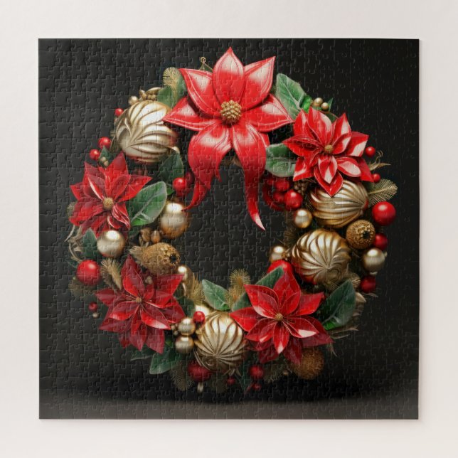 Rompecabezas de guirnaldas de Navidades 3D (Vertical)