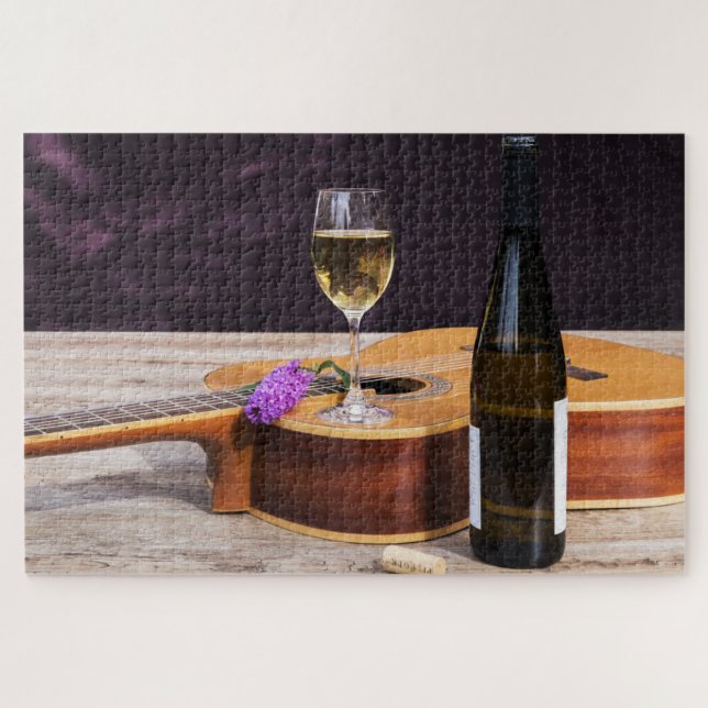 rompecabezas de guitarra clásica (Horizontal)