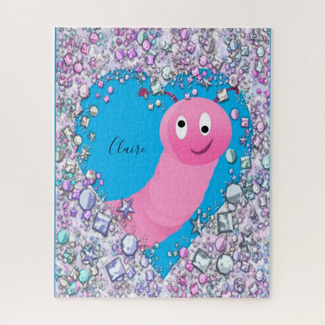 Rompecabezas de hadas rosadas (Vertical)