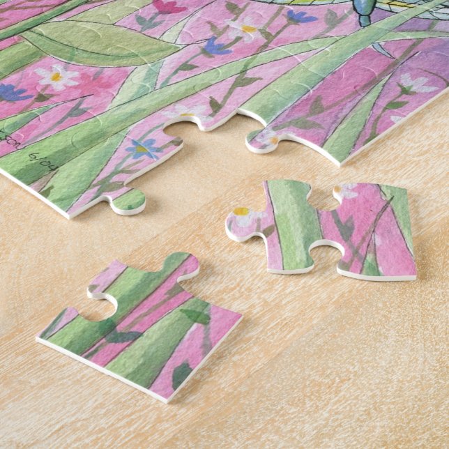 Rompecabezas de hadas y parásitos con barniz de es (Lado)