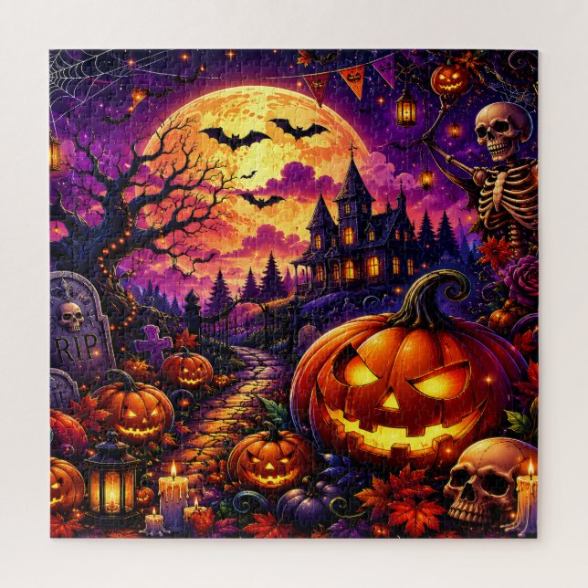 Rompecabezas de Halloween (Vertical)