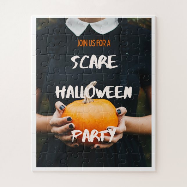 Rompecabezas de Halloween aterradores (Vertical)