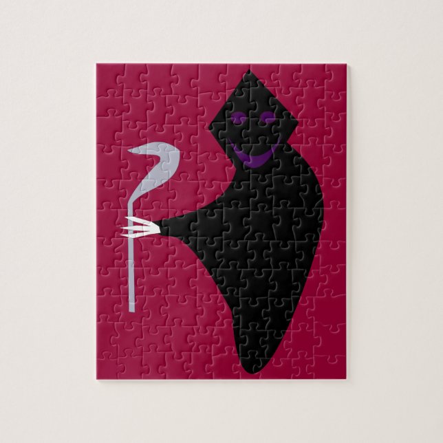 Rompecabezas de Halloween de Grim Reaper (Vertical)