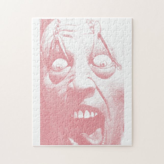 Rompecabezas de Halloween de la cara del horror (Vertical)