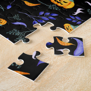 Rompecabezas de Halloween Forest Jigsaw