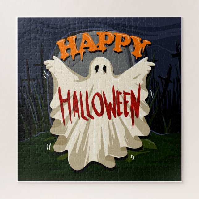 Rompecabezas de Halloween Ghost Jigsaw (Vertical)
