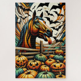 Rompecabezas de Halloween Horse 1000 Piece
