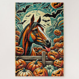 Rompecabezas de Halloween Horse 1000 Piece