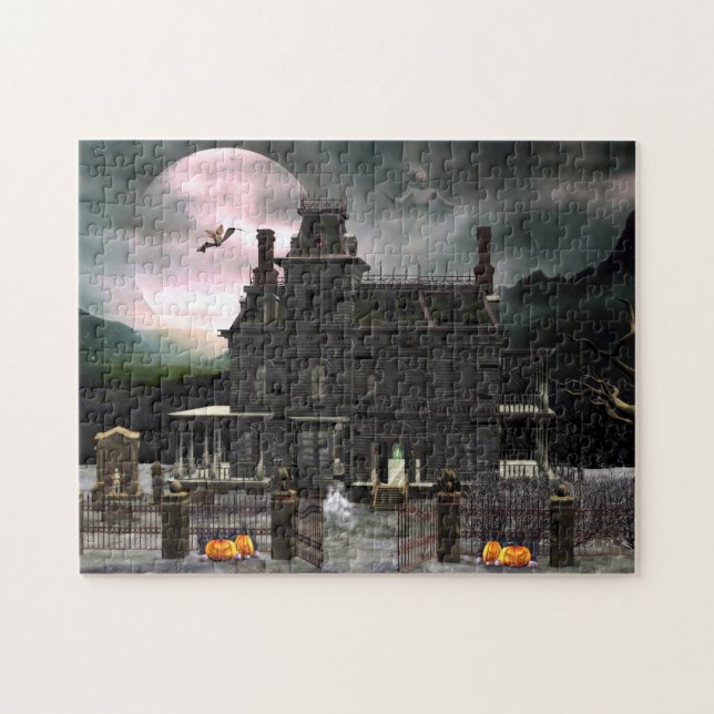 Rompecabezas de Halloween House 2 (Horizontal)