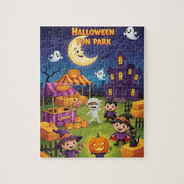 Rompecabezas de Halloween para los niños - 110 pie (Vertical)