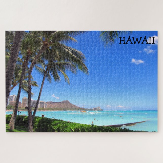 rompecabezas de hawaii waikiki jigsaw (Horizontal)