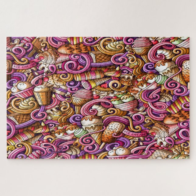 Rompecabezas de helado (Horizontal)