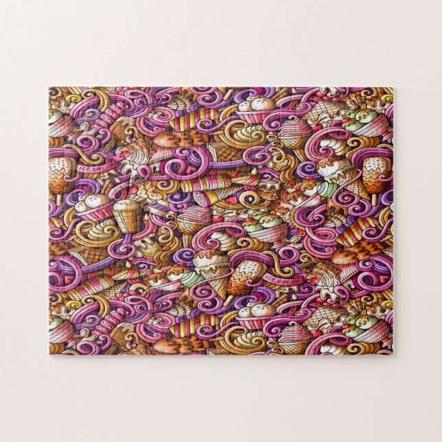 Rompecabezas de helado (Horizontal)