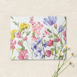 Rompecabezas de hermosas flores silvestres