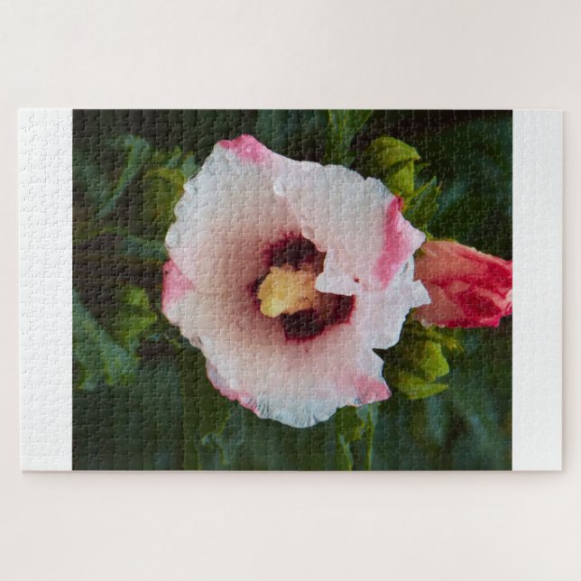Rompecabezas de Hibiscus - Relájese con la belleza (Horizontal)