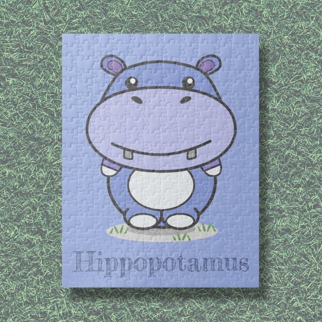 Rompecabezas de Hippo (Cute Hippo Puzzle)