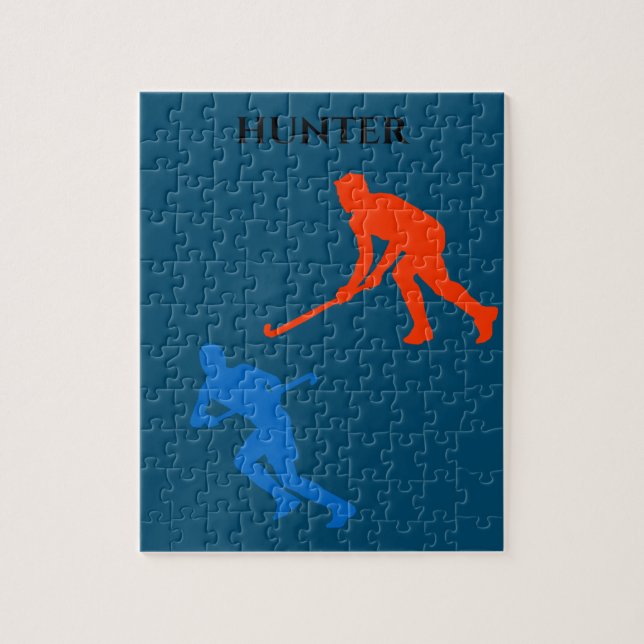 Rompecabezas de hockey. (Vertical)