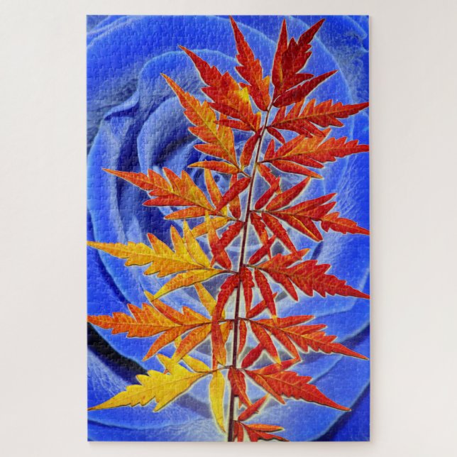 Rompecabezas de hojas (Vertical)