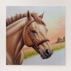 Rompecabezas de Horse Meadow para adultos y amante