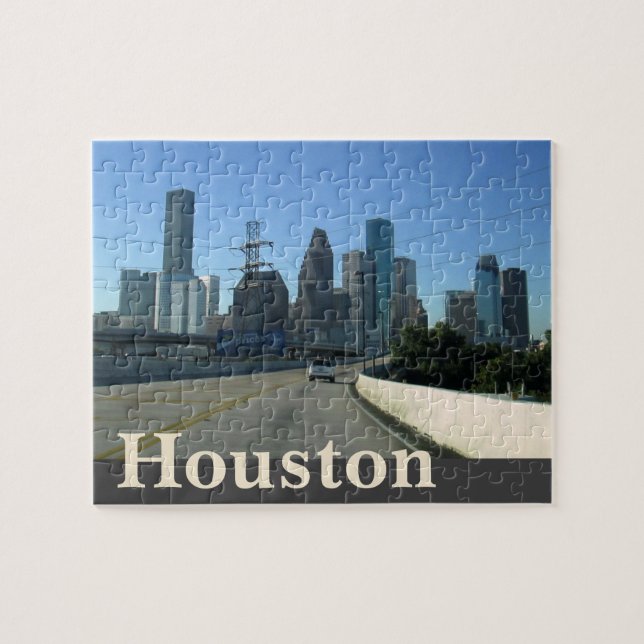 Rompecabezas de Houston Tejas (Horizontal)