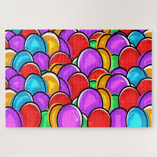 rompecabezas de huevos personalizados (Horizontal)