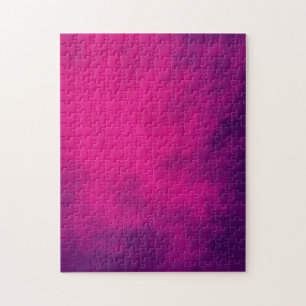 Rompecabezas de humo morado magenta - Personalizab