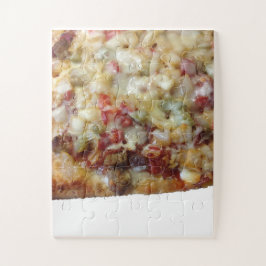 Rompecabezas de imagen de pizza piezas grandes