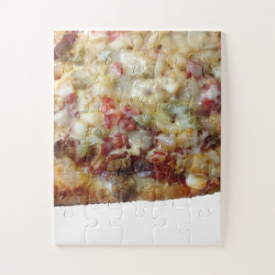 Rompecabezas de imagen de pizza piezas grandes