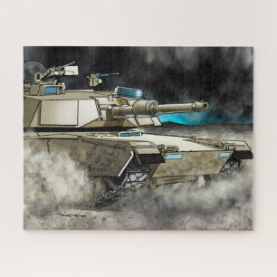 Rompecabezas de imagen del tanque M1 del Gulf War
