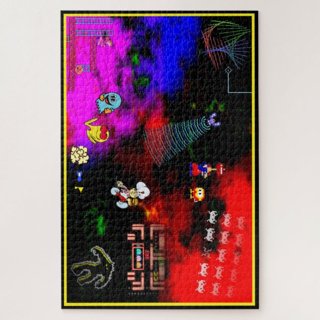 Rompecabezas de imágenes de arcade clásico (Vertical)