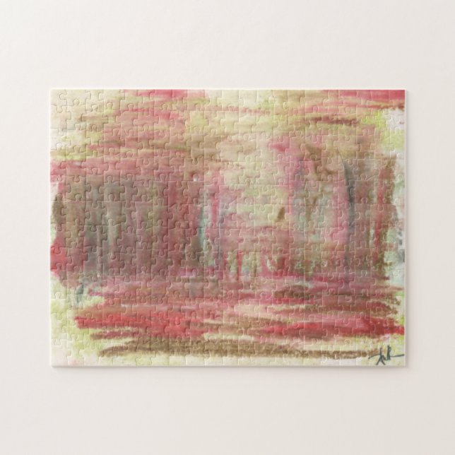Rompecabezas de imágenes de arte - "Bosque" (Horizontal)