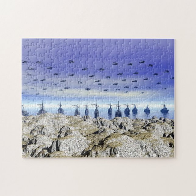 Rompecabezas de invasión (Horizontal)