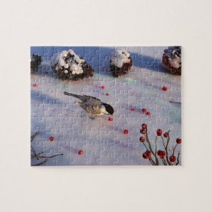 Rompecabezas de invierno de Chickadee