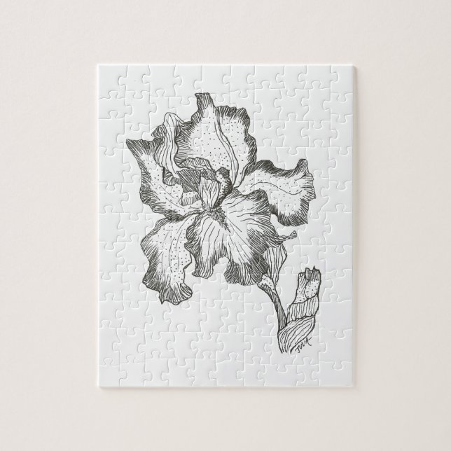 Rompecabezas de Iris Elegante (Vertical)
