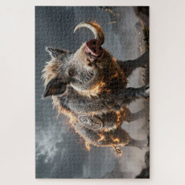 Rompecabezas de Jabalí Animal Espiritual Celta