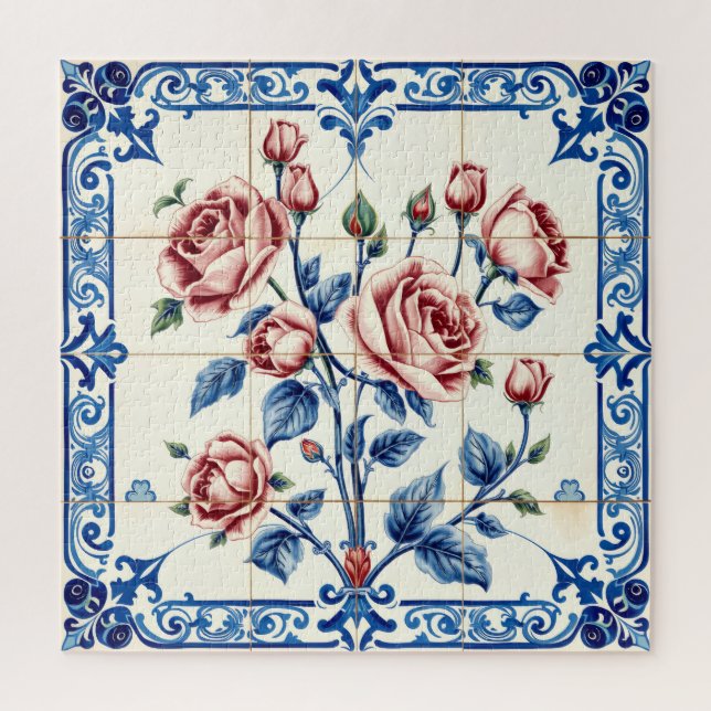 rompecabezas de jardín de rosas (Vertical)