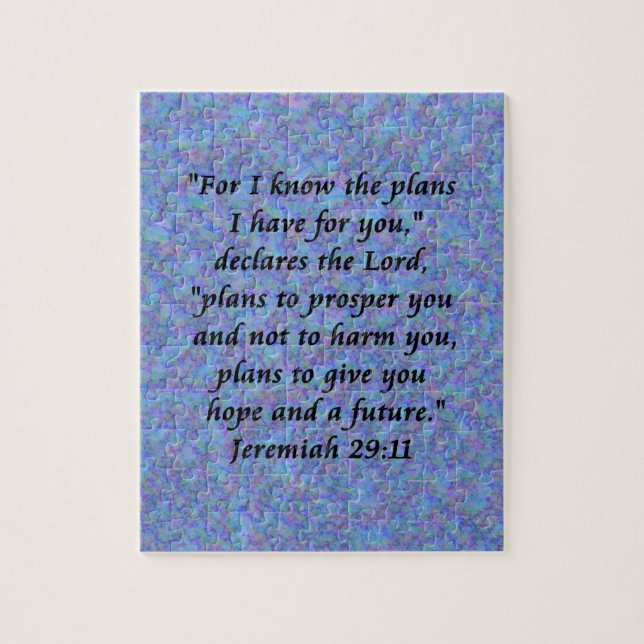 rompecabezas de jeremiah 29-11 (Vertical)
