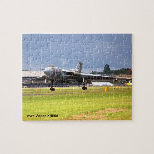 Rompecabezas de Jigsaw - Avro Vulcan XH558 (Horizontal)