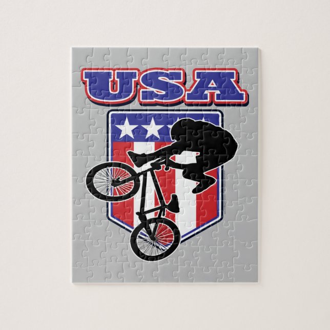 Rompecabezas de Jigsaw BMX Biker (Vertical)