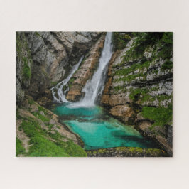 Rompecabezas de Jigsaw - Cascada de Savica