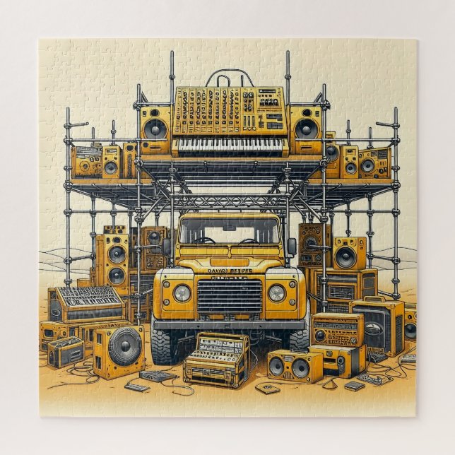 Rompecabezas de Jigsaw, defensor del desierto (Vertical)