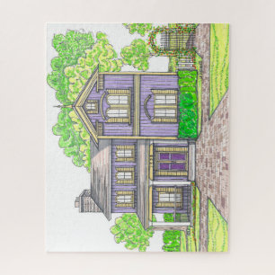 Rompecabezas de Jigsaw en la Casa de Granjas de 19