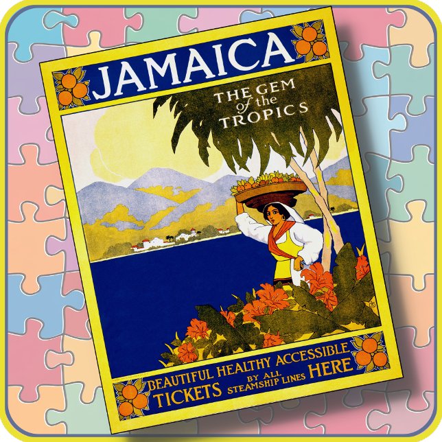 Rompecabezas de Jigsaw - Jamaica - Gema de los tró (Subido por el creador)