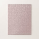 Rompecabezas de jigsaw Minimalista, Rosa silenciad<br><div class="desc">Sutil rompecabezas moderno rosado minimalista.</div>
