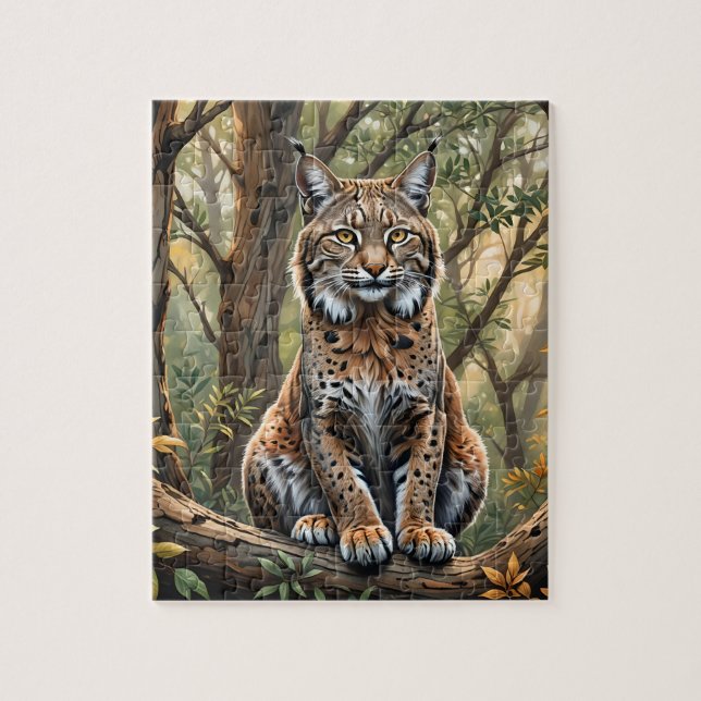 Rompecabezas de Jigsaw Realism Bobcat (Vertical)