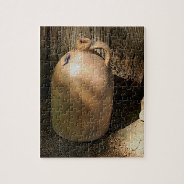 Rompecabezas de jugo de vino del país (Vertical)