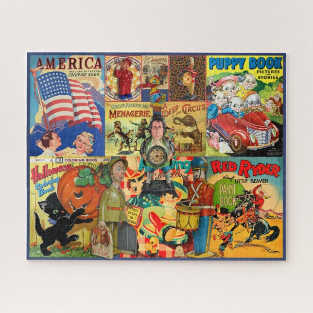 ROMPECABEZAS DE JUGUETES Y LIBROS INFANTILES ANTIG (Horizontal)