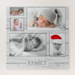 Rompecabezas de Keepsake de la familia del collage<br><div class="desc">Crea tu propio rompecabezas de fotos familiares. Añade tus fotos favoritas. Un gran regalo para la abuela,  el abuelo,  la mamá,  el papá. ¿A quién no le gustaría construir este dulce rompecabezas? Hazlo tuyo con tus fotos favoritas. El regalo perfecto para cualquiera en su lista de Navidades.</div>