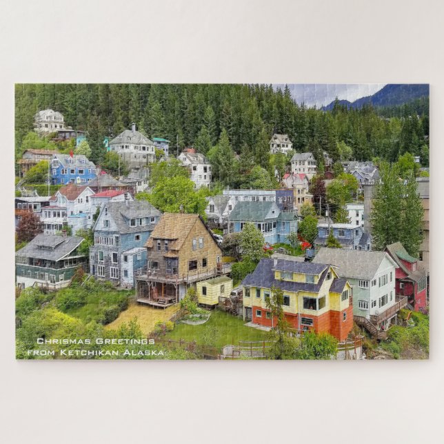Rompecabezas de Ketchikan Alaska (Horizontal)
