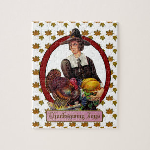 Rompecabezas de la alegría de Thankgiving